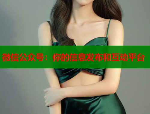 微信公众号：你的信息发布和互动平台