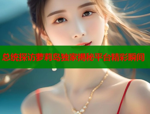 总统探访萝莉岛独家揭秘平台精彩瞬间