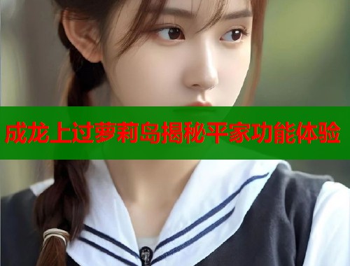 成龙上过萝莉岛揭秘平家功能体验