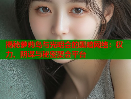 揭秘萝莉岛与光明会的黑暗网络：权力、阴谋与秘密聚会平台
