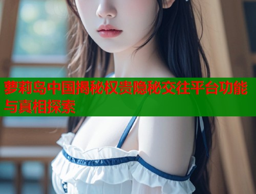 萝莉岛中国揭秘权贵隐秘交往平台功能与真相探索